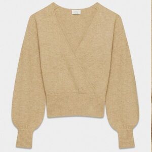 Aritzia Wilfred Dear V-neck wrap sweater, size XS